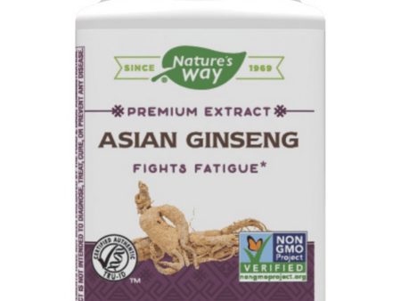 Nature s Way, Asian Ginseng, 60 vegan capsules Hot on Sale