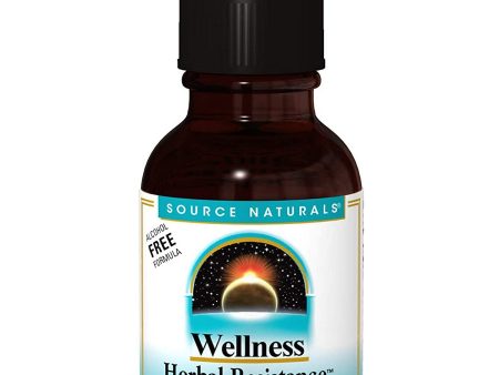 Source Naturals, Wellness Herbal Resistance™ Liquid Alcohol Free Formula, 2 fl oz on Sale