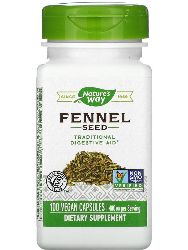 Nature s Way, Fennel Seed, 100 vegan capsules Online now