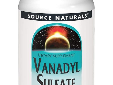 Source Naturals, Vanadyl Sulfate 10 mg, 200 tablets Sale