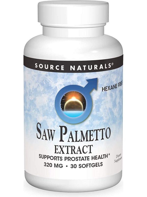 Source Naturals, Saw Palmetto Extract 320 mg, 30 softgels Supply