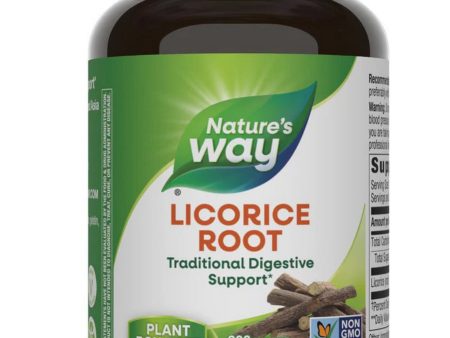 Nature s Way, Licorice Root, 100 vegan capsules Cheap