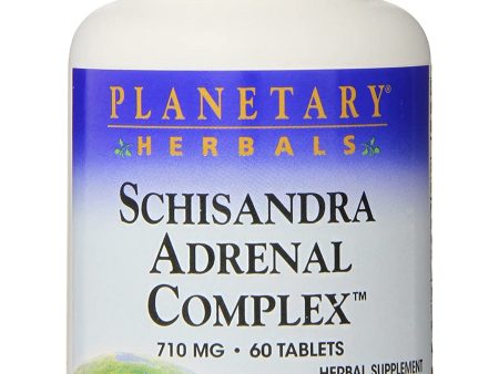 Planetary Herbals, Schisandra Adrenal Complex™ 710 mg, 60 Tablets For Discount