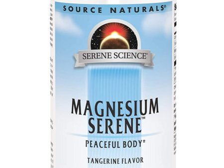 Source Naturals, Serene Science® Magnesium Serene™, Tangerine, 9 oz Supply