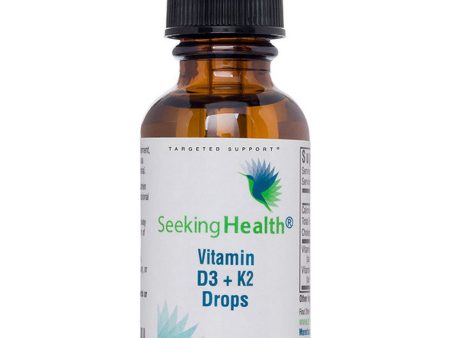 Seeking Health, Vitamin D3 + K2 Drops, 1 fl oz on Sale