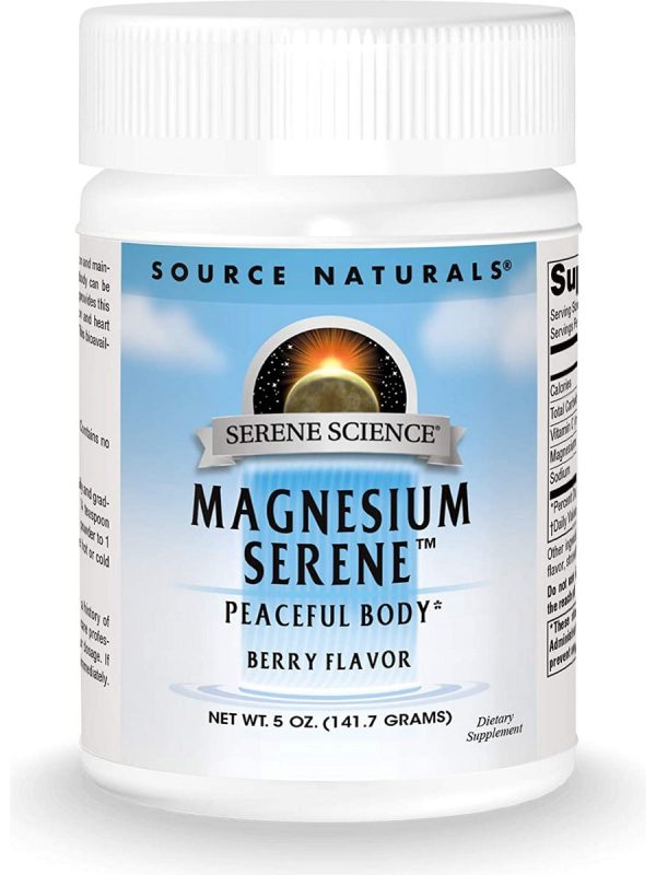 Source Naturals, Serene Science® Magnesium Serene™, Berry, 5 oz Supply