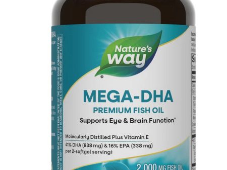 Nature s Way, Mega-DHA, 60 softgels For Discount