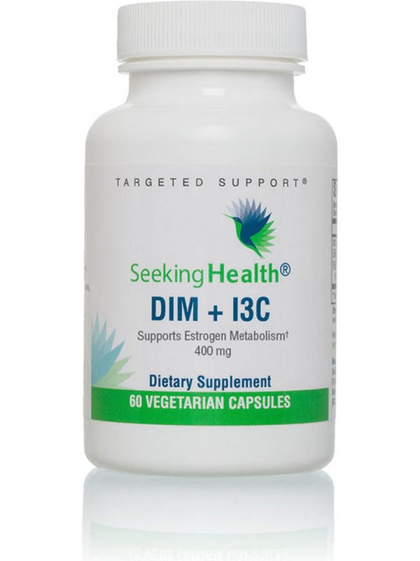 Seeking Health, DIM + I3C, 60 vegetarian capsules Online now