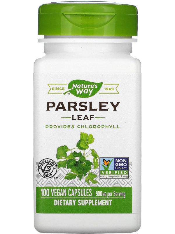 Nature s Way, Parsley Leaf, 100 vegan capsules Supply