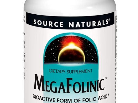 Source Naturals, MegaFolinic™ 800 mcg, 60 tablets Online