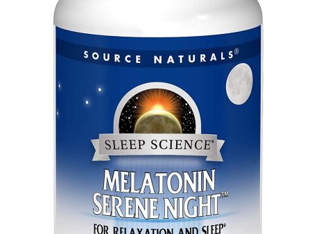 Source Naturals, Sleep Science® Melatonin Serene Night™ 3 mg, 60 tablets Fashion