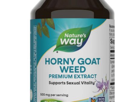 Nature s Way, Horny Goat Weed, 60 vegan capsules Cheap