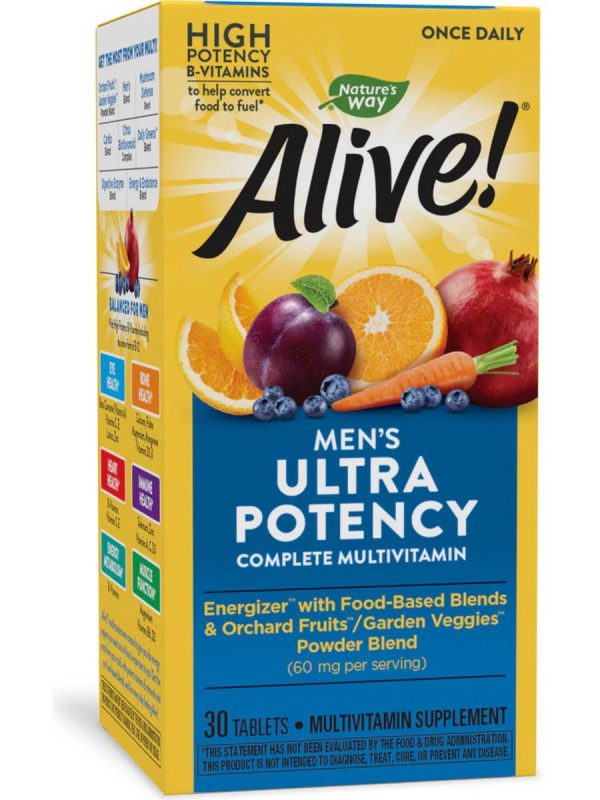 Nature s Way, Alive!® Once Daily Men s Ultra Potency, 30 tablets Cheap