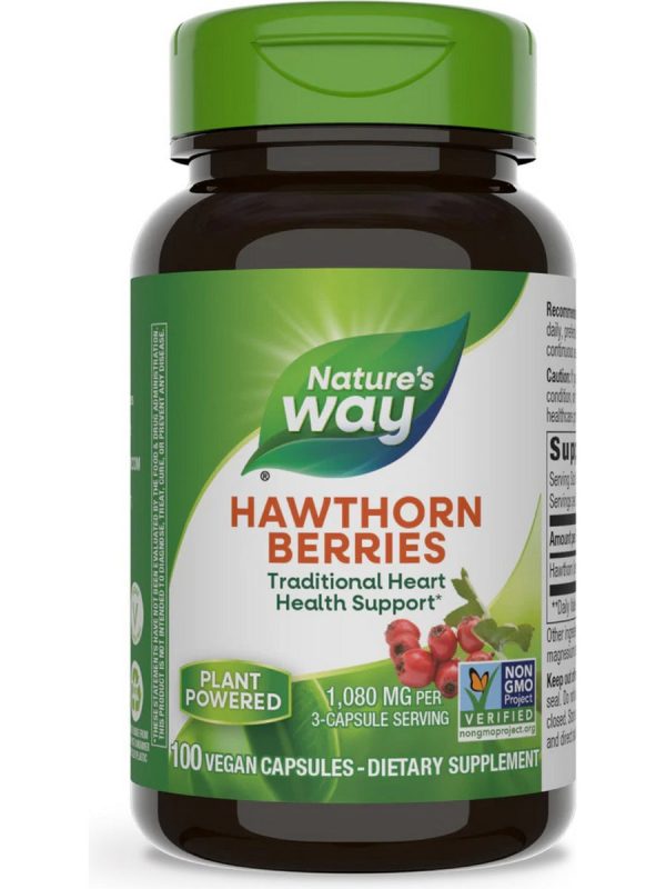 Nature s Way, Hawthorn Berries, 100 vegan capsules Online