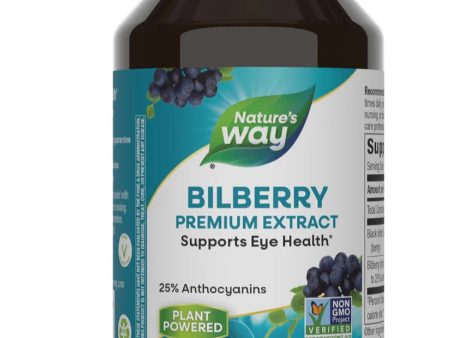 Nature s Way, Bilberry, 90 vegan capsules For Cheap