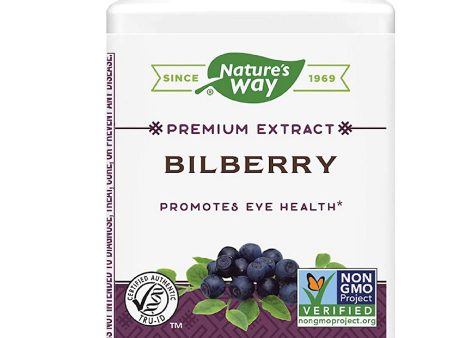 Nature s Way, Bilberry Extract, 60 veg capsules Cheap