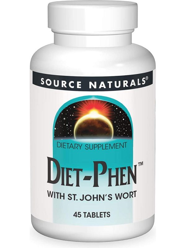 Source Naturals, Diet-Phen™ with St. John s Wort 814 mg, Classic Label, 45 tablets Online Sale