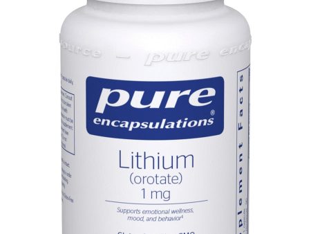 Pure Encapsulations, Lithium (Orotate) 1 mg, 90 capsules Sale