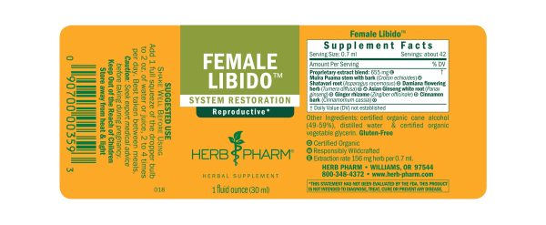 Herb Pharm, Female Libido, 1 fl oz Online