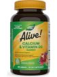 Nature s Way, Alive! Calcium and Vitamin D3 Gummy, Raspberry-Lemonade and Strawberry, 60 Gummies For Cheap