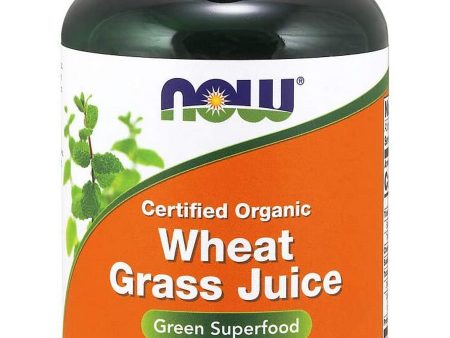 NOW Foods, Wheat Grass Juice, Organic, 4 oz For Cheap