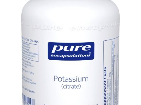 Pure Encapsulations, Potassium, citrate, 180 vcaps For Discount