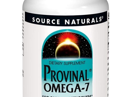 Source Naturals, Provinal® Omega-7, 30 softgels Supply