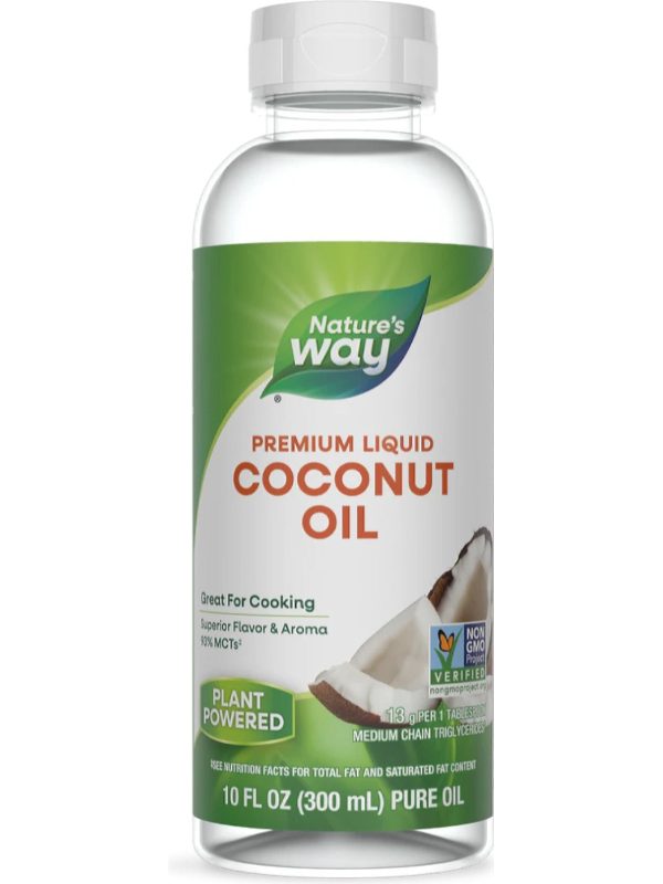 Nature s Way, Liquid Coconut Oil, 10 oz Fashion