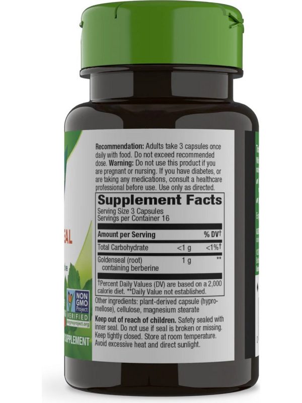 Nature s Way, Goldenseal Root, 50 vegan capsules Discount