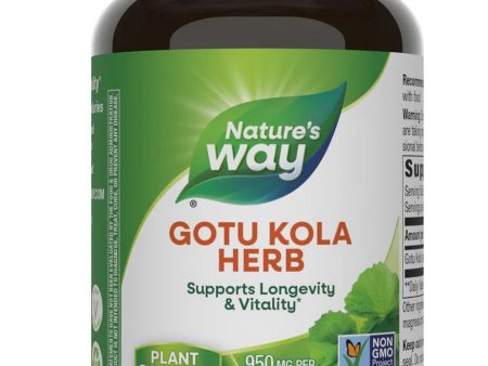 Nature s Way, Gotu Kola Herb, 100 vegan capsules For Discount