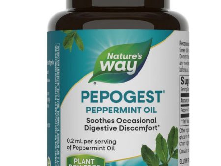 Nature s Way, Pepogest® (Peppermint Oil), 60 softgels on Sale