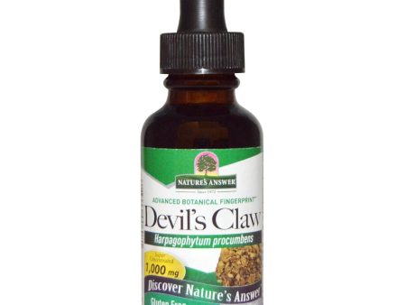 Nature s Answer, Devil s Claw Alcohol Free Extract, 1 oz Online