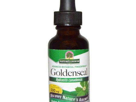 Nature s Answer, Goldenseal Root Alcohol Free Extract, 1 oz Hot on Sale