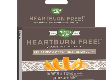 Nature s Way, Heartburn Free® with ROH10®, 10 softgels For Sale