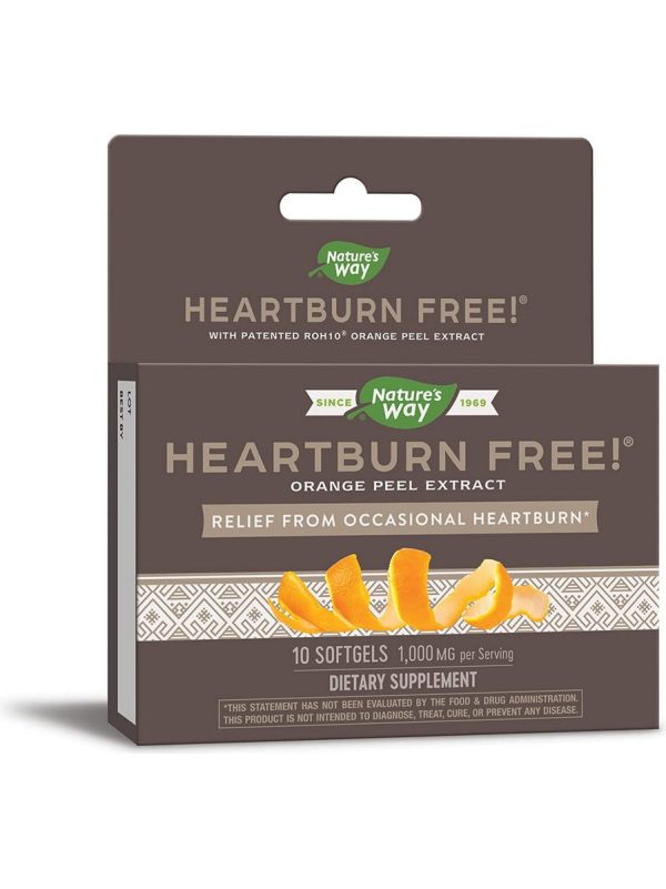 Nature s Way, Heartburn Free® with ROH10®, 10 softgels For Sale