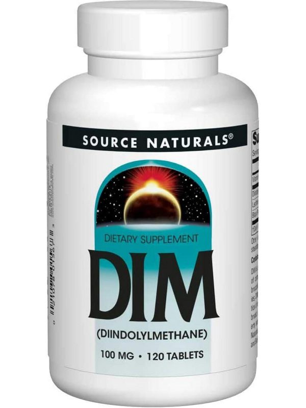 Source Naturals, DIM (Diindolylmethane) 100 mg, 120 tablets on Sale