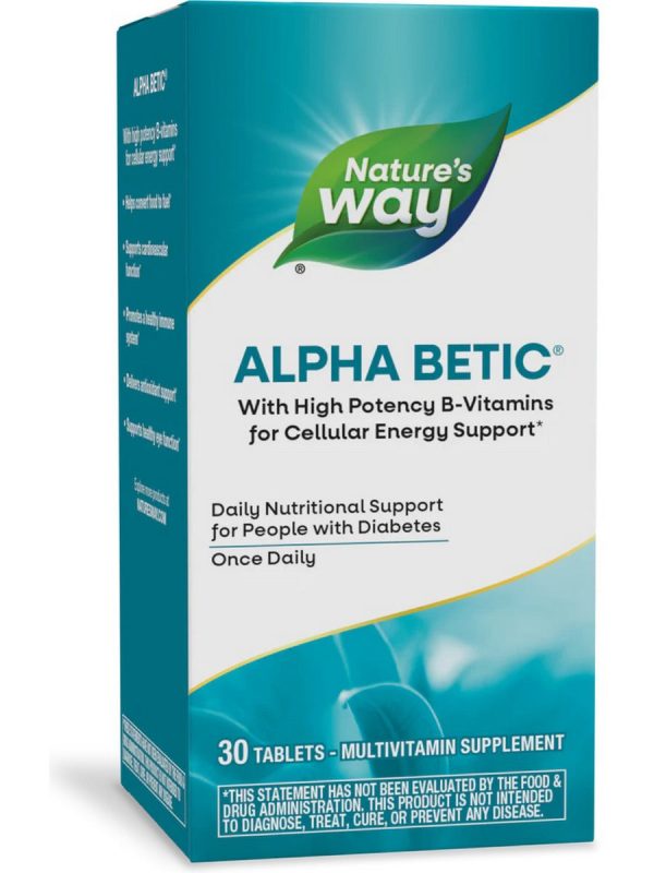 Nature s Way, Alpha Betic, 30 Tablets Fashion