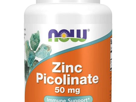 NOW Foods, Zinc Picolinate 50 mg, 60 veg capsules Supply