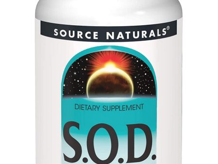 Source Naturals, S.O.D. Superoxide Dismutase 2000, 90 tablets Online Sale