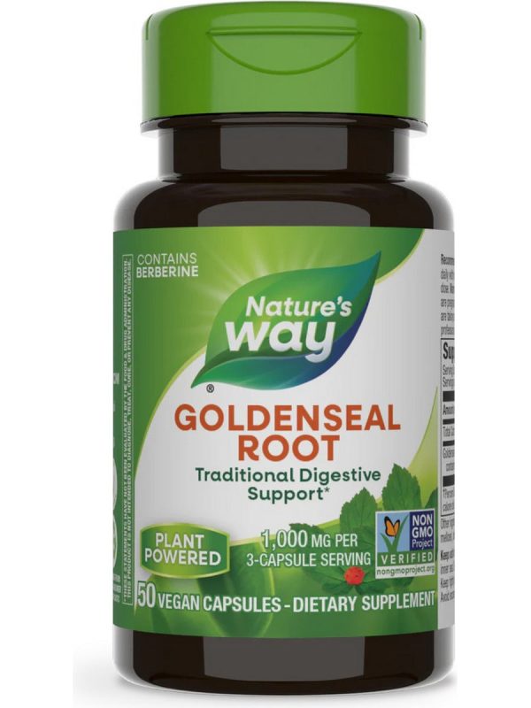 Nature s Way, Goldenseal Root, 50 vegan capsules Discount