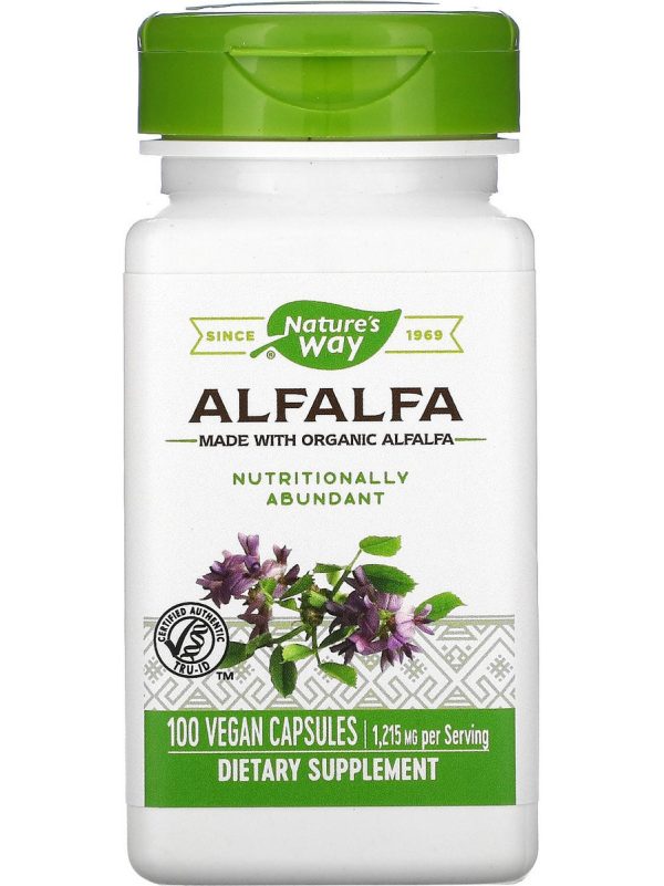 Nature s Way, Alfalfa, 1,215 mg, 100 Vegan Capsules Online