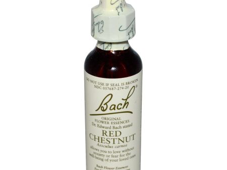 Bach Original Flower Essences, Red Chestnut Flower Essence, 0.7 oz, 20 ml Online now