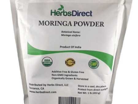 Herbs Direct, Moringa Powder, Organic, 1 lb Fashion