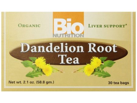 Bio Nutrition, Tea Dandelion Root, 30 bags For Discount