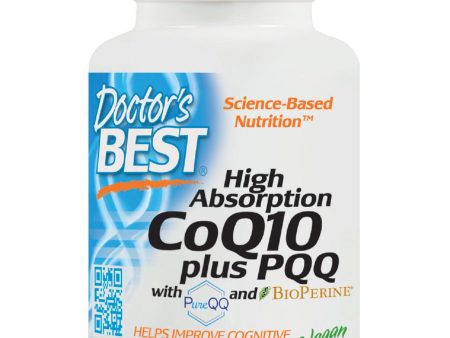 Doctor s Best, CoQ10 plus PQQ with BioPerine, 60 veggie caps For Discount