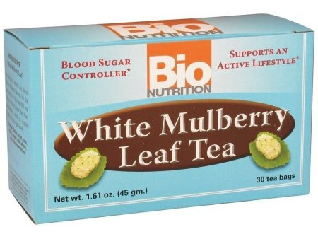 Bio Nutrition, Tea White Mulberry Leaf, 30 bags Sale