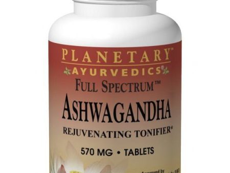 Planetary Ayurvedics, Ashwagandha Full Spectrum 570mg, 120 ct Online now