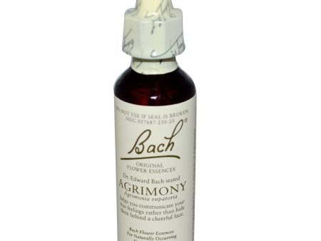 Bach Original Flower Essences, Agrimony Flower Essence, 0.7 oz, 20 ml Online now