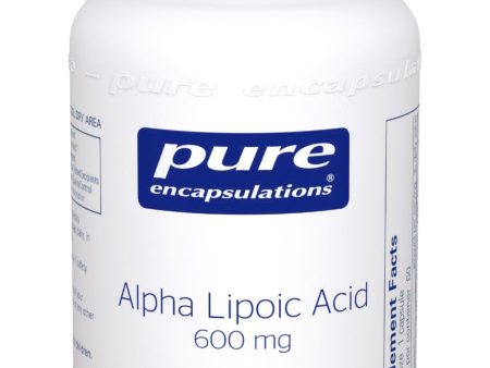 Pure Encapsulations, Alpha Lipoic Acid, 600 mg, 60 vcaps Supply