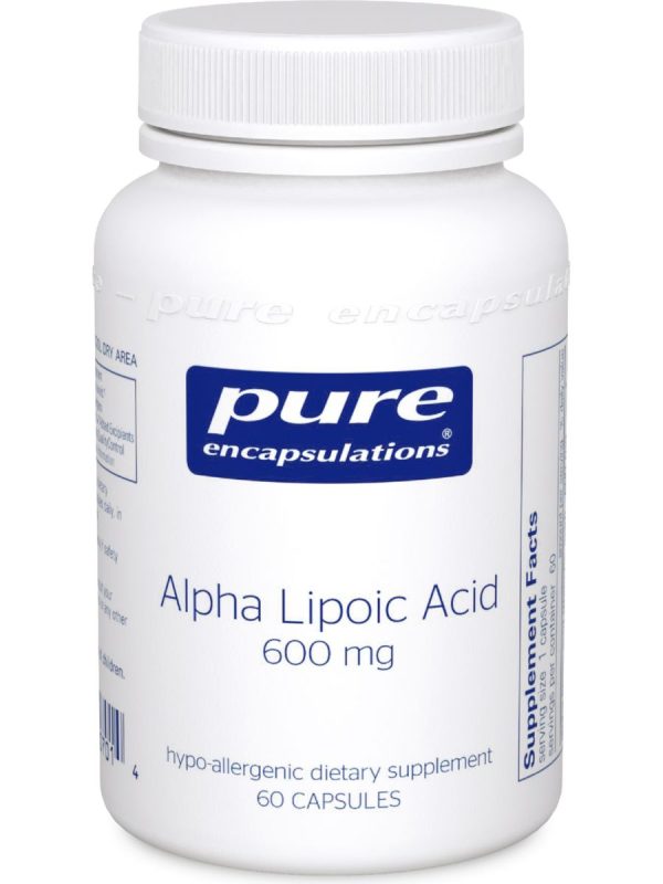 Pure Encapsulations, Alpha Lipoic Acid, 600 mg, 60 vcaps Supply